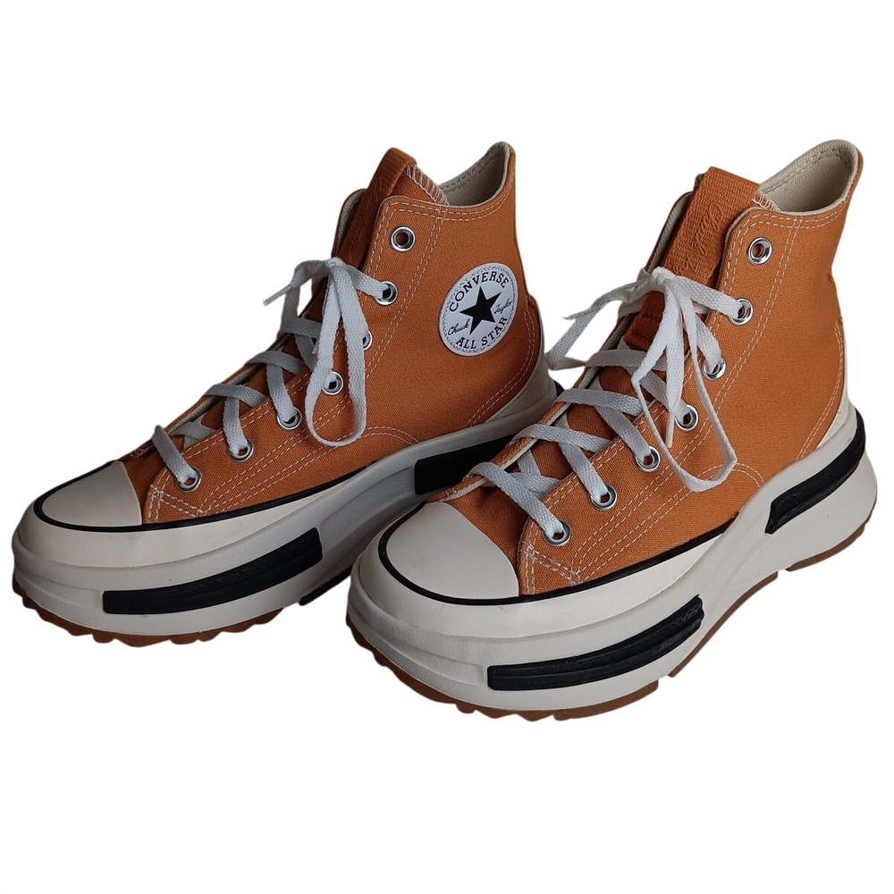 Converse Run Star Legacy CX Sneakers Women‎ 7.5 Orange Platform High Top A00853C